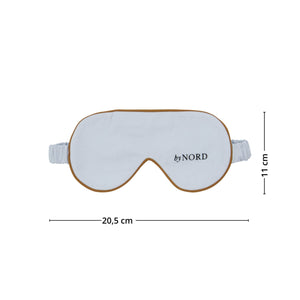 Komfortabel øyemaske som blokkerer lys for bedre søvn.