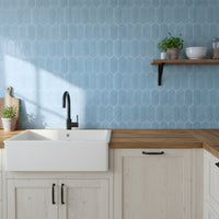 Mathilde blå selvklebende fliser