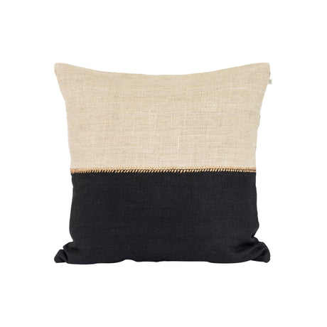 Halvor Bakke Queenstown putetrekk 50 × 50 cm lin/sort