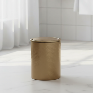 Halvor Bakke Lutz pedalbøtte i bronsefarget metall