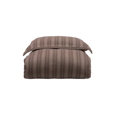 Halvor Bakke Charleston Hill sengesett i brun flanell 140x200