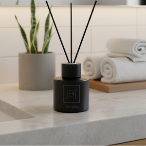 Halvor Bakke diffuser i svart glassflaske 180 ml