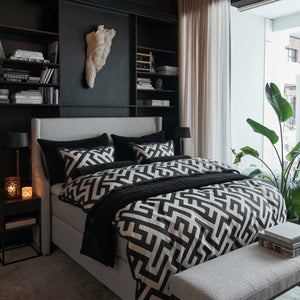 Eksklusivt sengesett i bomullssateng fra Halvor Bakke