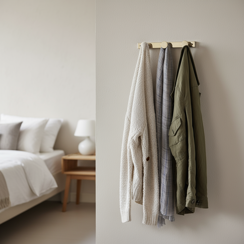 Metallknaggrekke i sølv finish