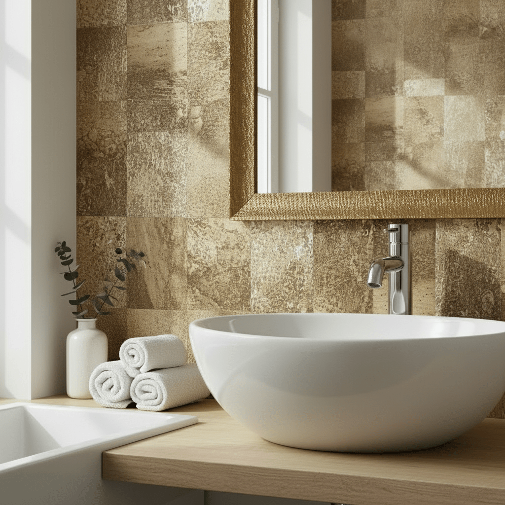 Rusty gold kontaktplast - Lindas Dekor
