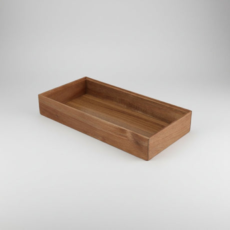 Stabelbar organiseringsbrett i tre/akasie 30 x 15 x 5 cm - Lindas Dekor