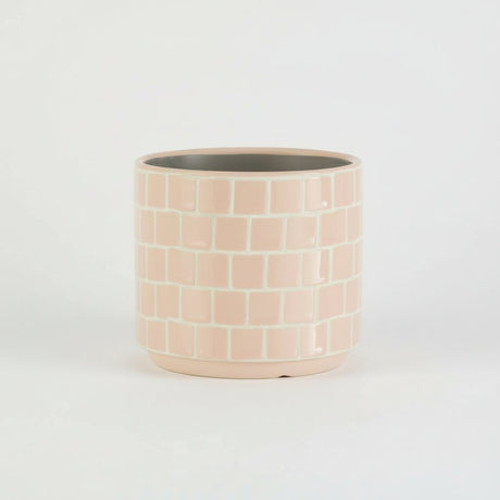 Blush mosaikk potte ø 10,5 cm - Lindas Dekor
