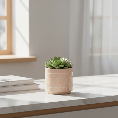 Blush mosaikk potte ø 10,5 cm - Lindas Dekor
