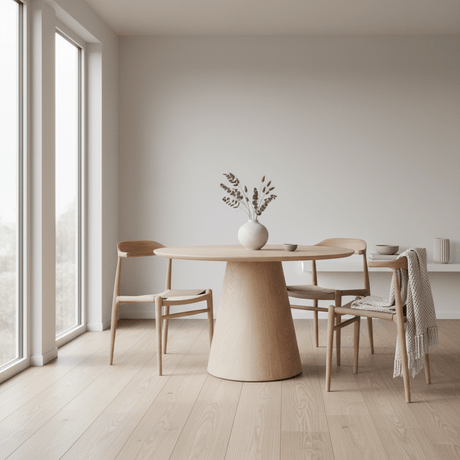 Bolton spisebord ask natur 120 cm - Lindas Dekor Spisebord