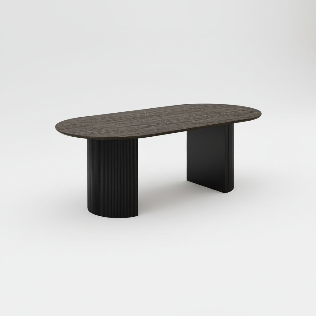 "Kvadratisk bilde av Boavista spisebord mørk brun 210 cm"
