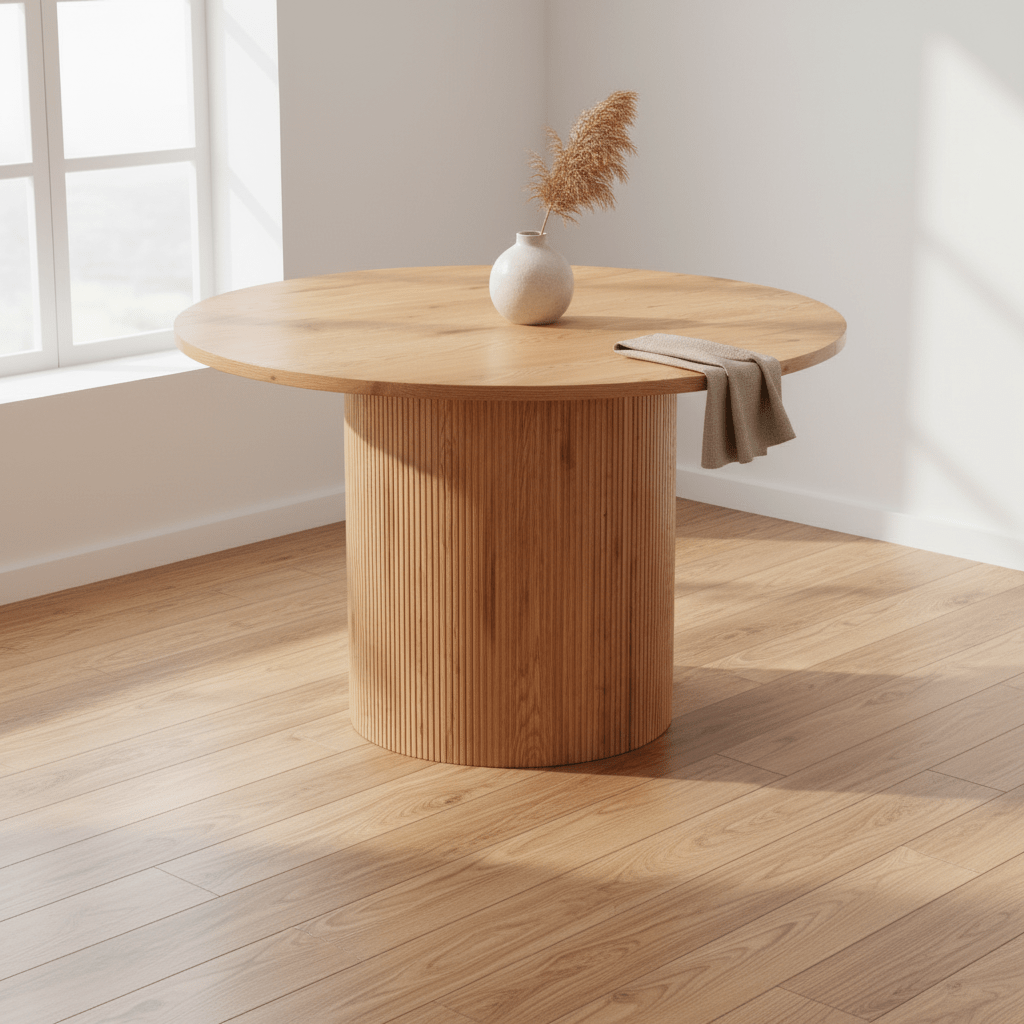 Boavista spisebord natur ø120 cm - Lindas Dekor Spisebord