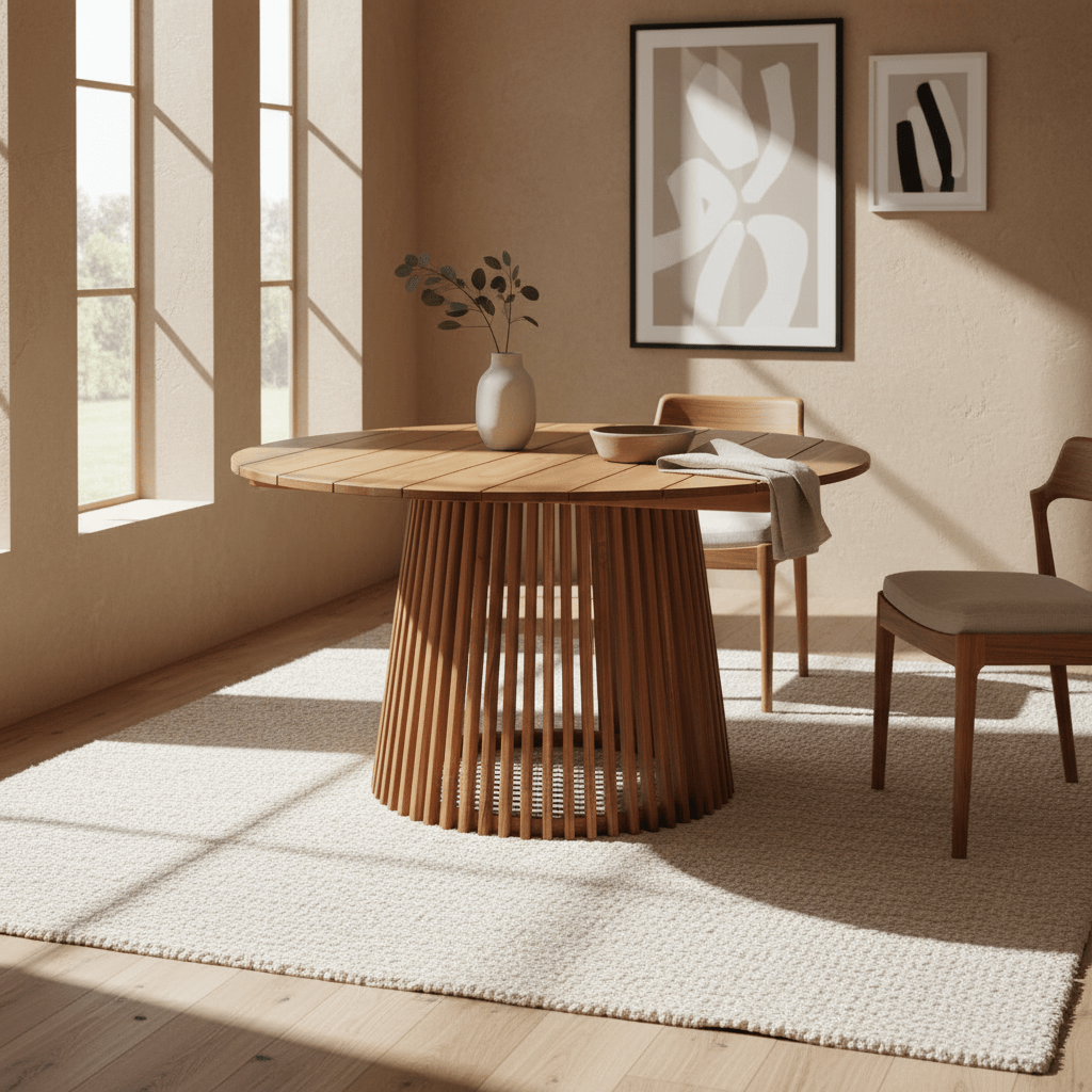 Lorca spisebord teak natur 120 cm - Lindas Dekor