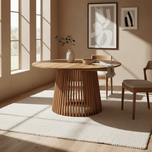 Lorca spisebord teak natur 120 cm - Lindas Dekor