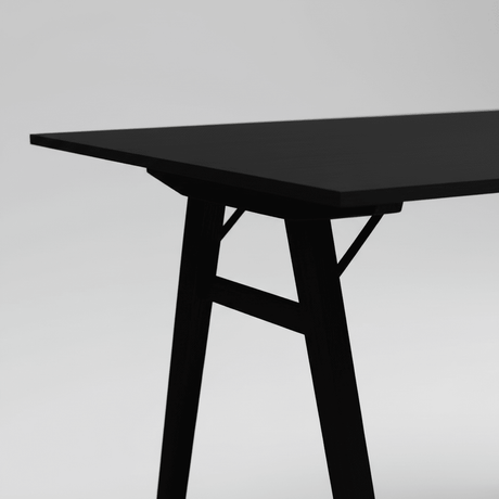 Vojens skrivebord sort 120 × 60 cm - Lindas Dekor
