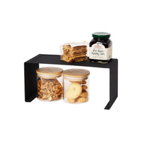 Stabelbar hylle smal sort