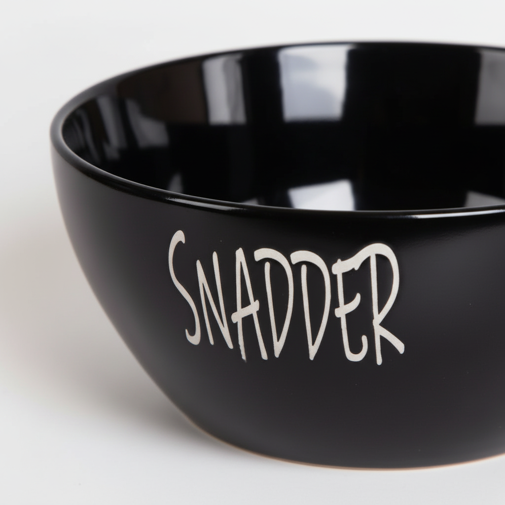 Sort keramikkskål fra Børscompagniet - allsidig bruk i hjemmet