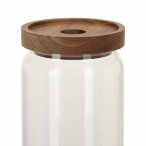 3-pk glasskrukke akasie 1,5 liter