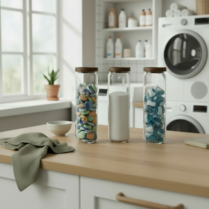 3-pk glasskrukke akasie 1,5 liter