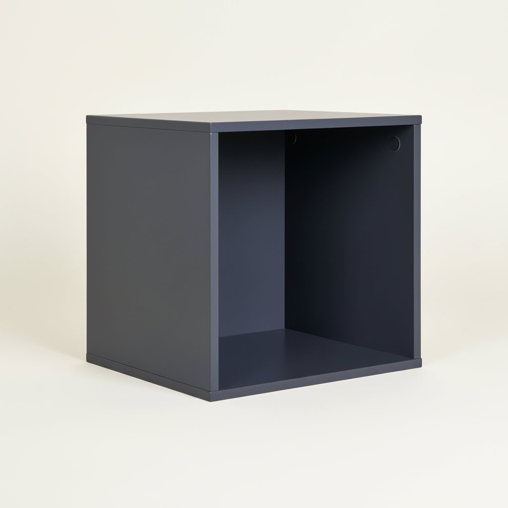 Horne vegghylle tre mørk grå 34 x 30 x 34 cm - Lindas Dekor