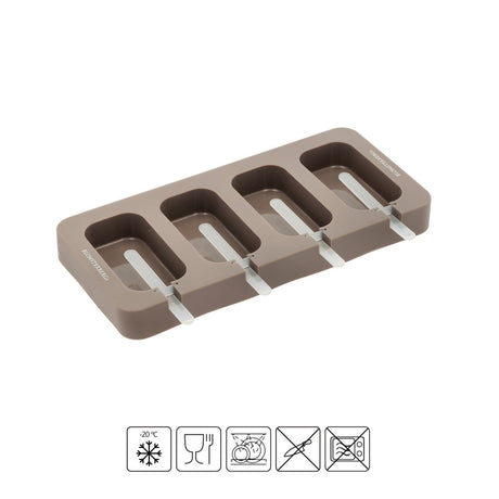 Ispinneform 4 stk Classic Latte Silikon - Lindas Dekor