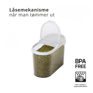 liten oppbevaringsboks til kjøkken