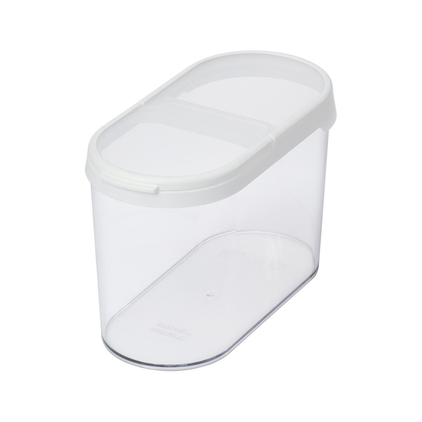 liten transparent kjøkkenbeholder