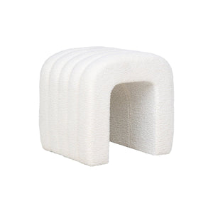Colma puff hvit 42 x 41 x 36 cm - Lindas Dekor
