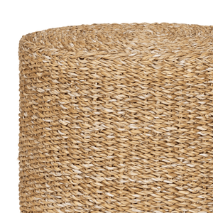 Rivera puff naturell ø40 cm