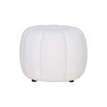 Paisley puff off-white ø48 cm
