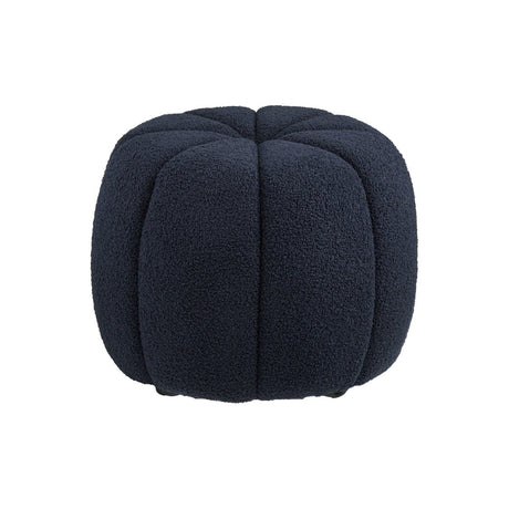 Paisley puff navy ø48 cm - Lindas Dekor Puff