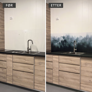 Northern Veil selvklebende backsplash