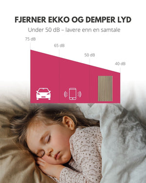 2-pk Nordisk eik selvklebende spileplate 240 x 60 x 2 cm