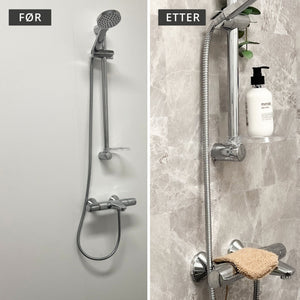 8-pk Kalk beige selvklebende fliser