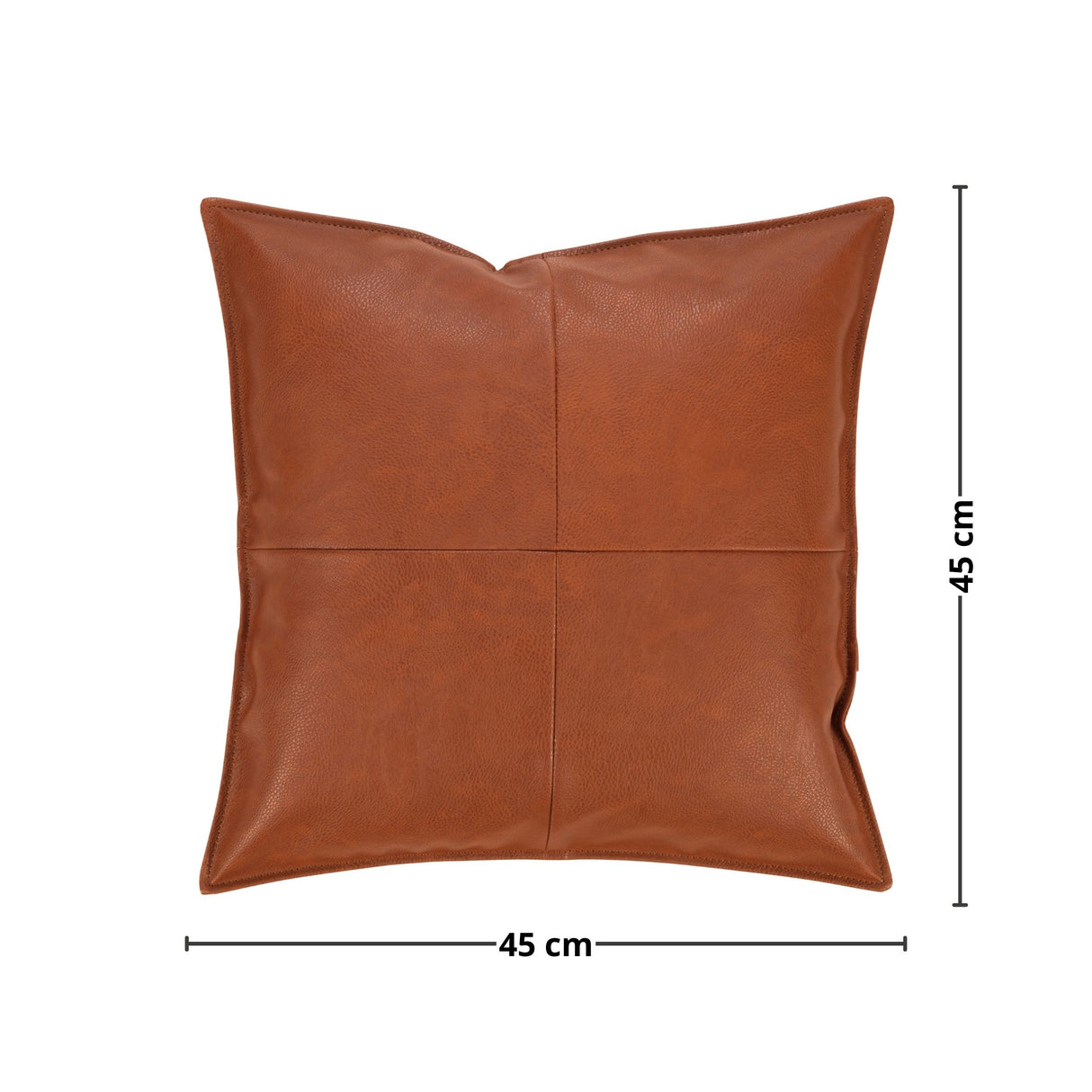 Lys cognac putetrekk 45 cm