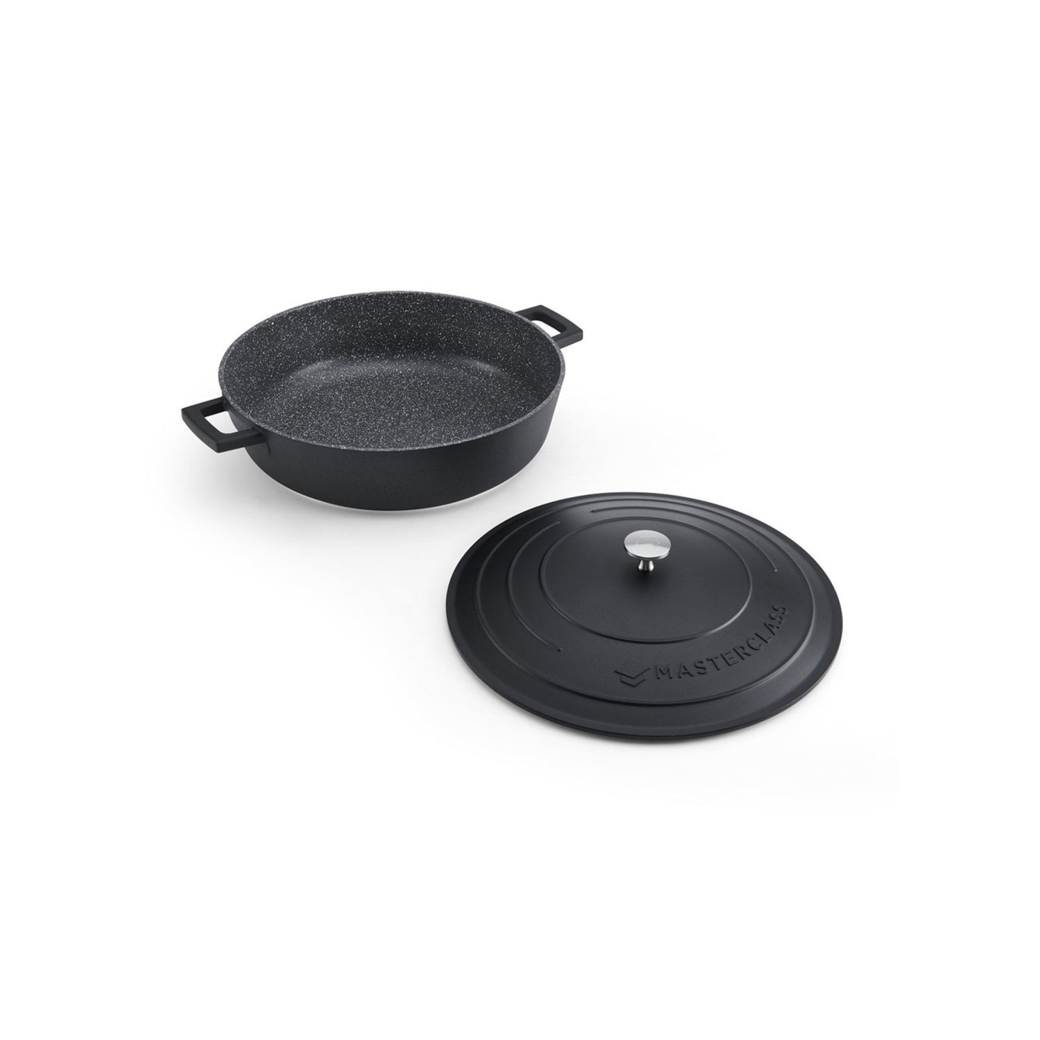 Lav casserole gryte 5 liter med selvøsende lokk og integrerte håndtak