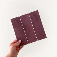 Katja vinrød selvklebende fliser