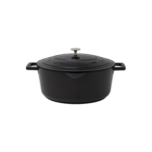 Oval gryte i støpt aluminium 6 liter med lokk fra MasterClass