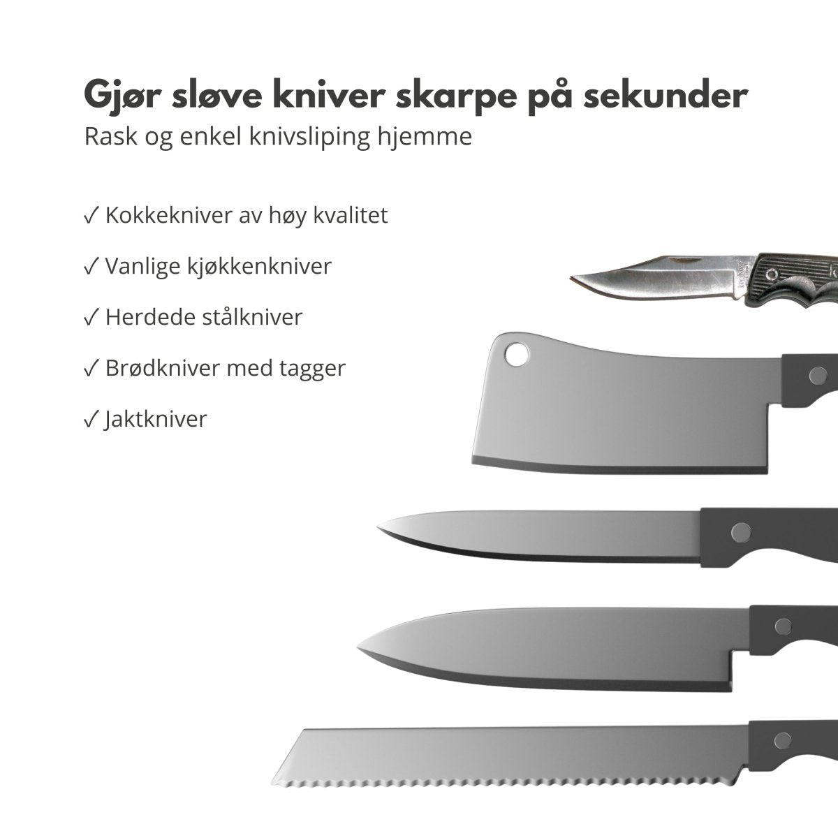 AnySharp classic knivsliper - Lindas Dekor