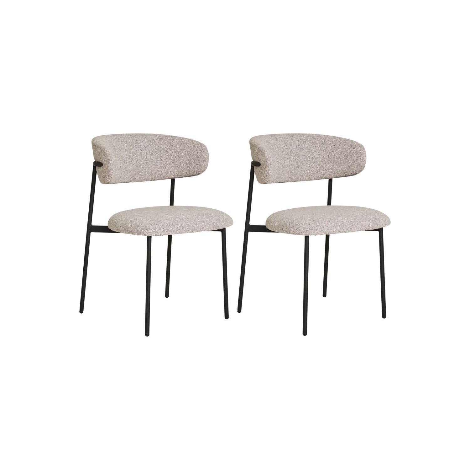 Mira sand spisestol 2-pk i moderne spisestue