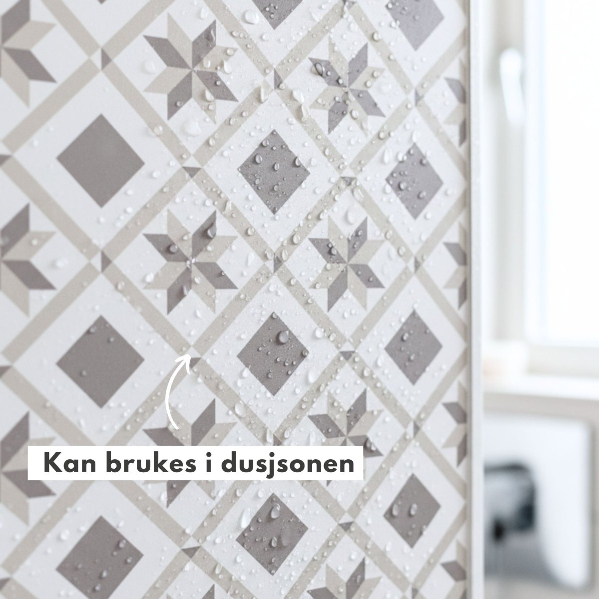 8 - pk Oslo mini selvklebende fliser - Lindas Dekor