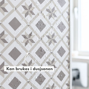 8 - pk Oslo mini selvklebende fliser - Lindas Dekor