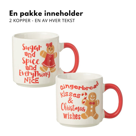 Gavesæt med to kopper - Lindas Dekor