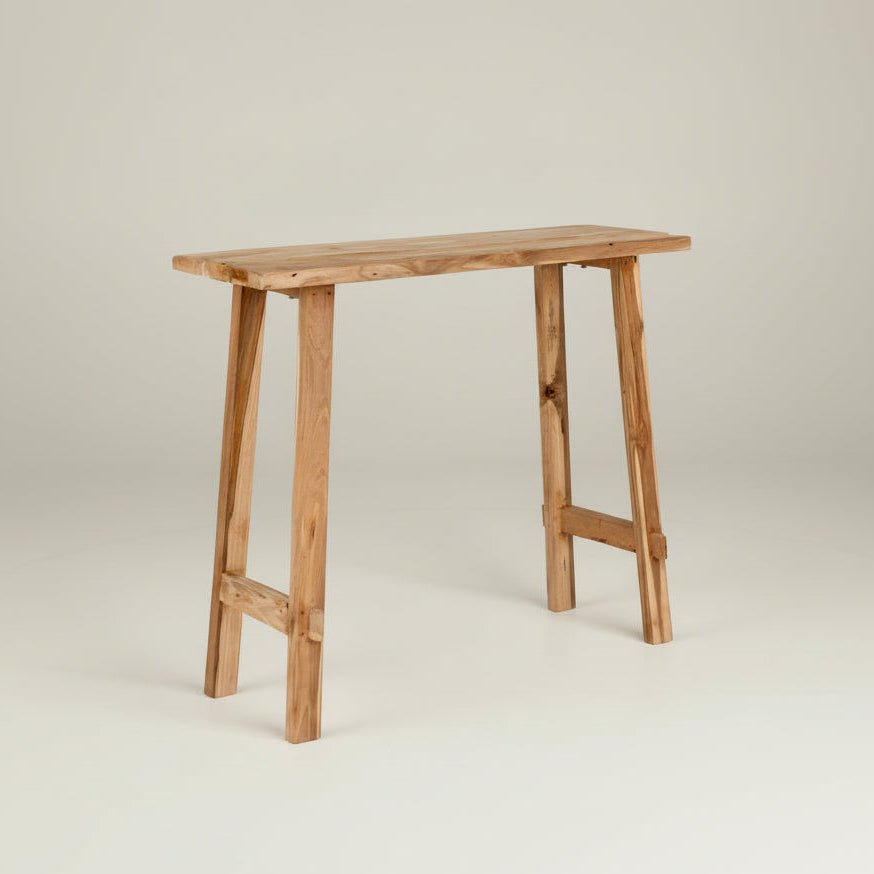 Girona konsollbord teak 90 x 30 x 80 cm - Lindas Dekor