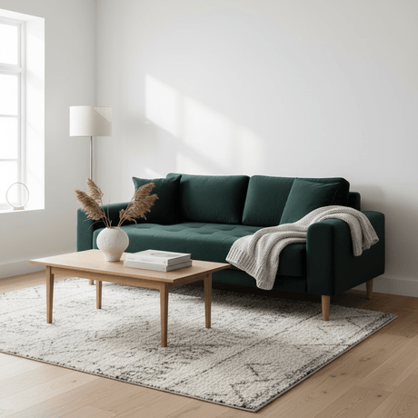 Lido 2,5 seters sofa mørkegrønn - Lindas Dekor