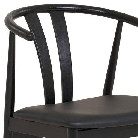 2 - pk Artenara spisestol sort - Lindas Dekor