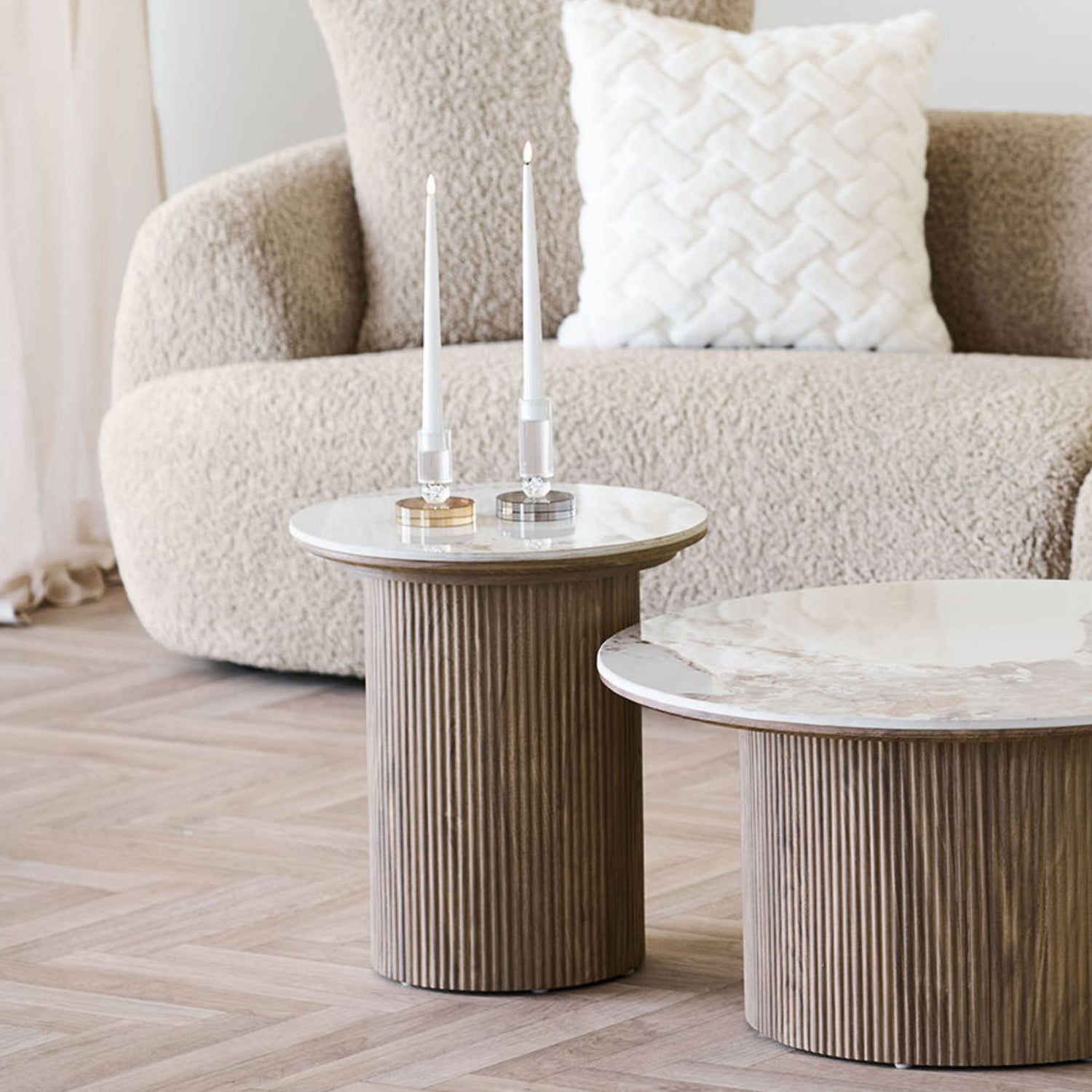 Athens sidebord ø45 cm