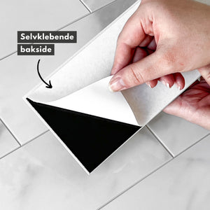 Hailey marmor selvklebende veggfliser