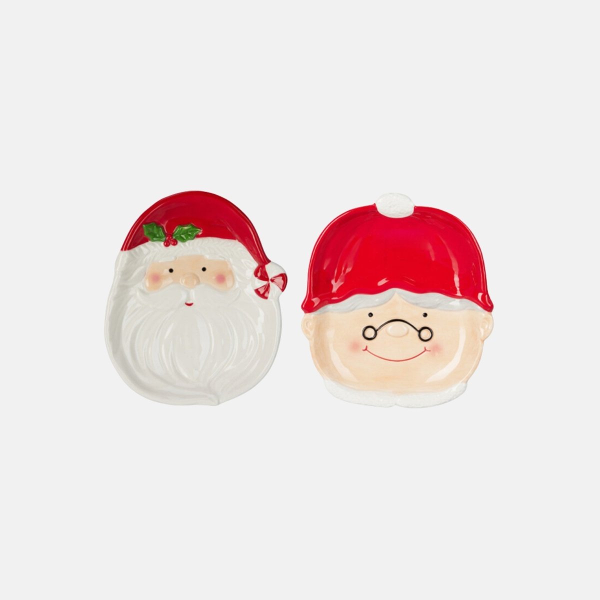 2 - pk Juletallerken nissemor/far - Lindas Dekor