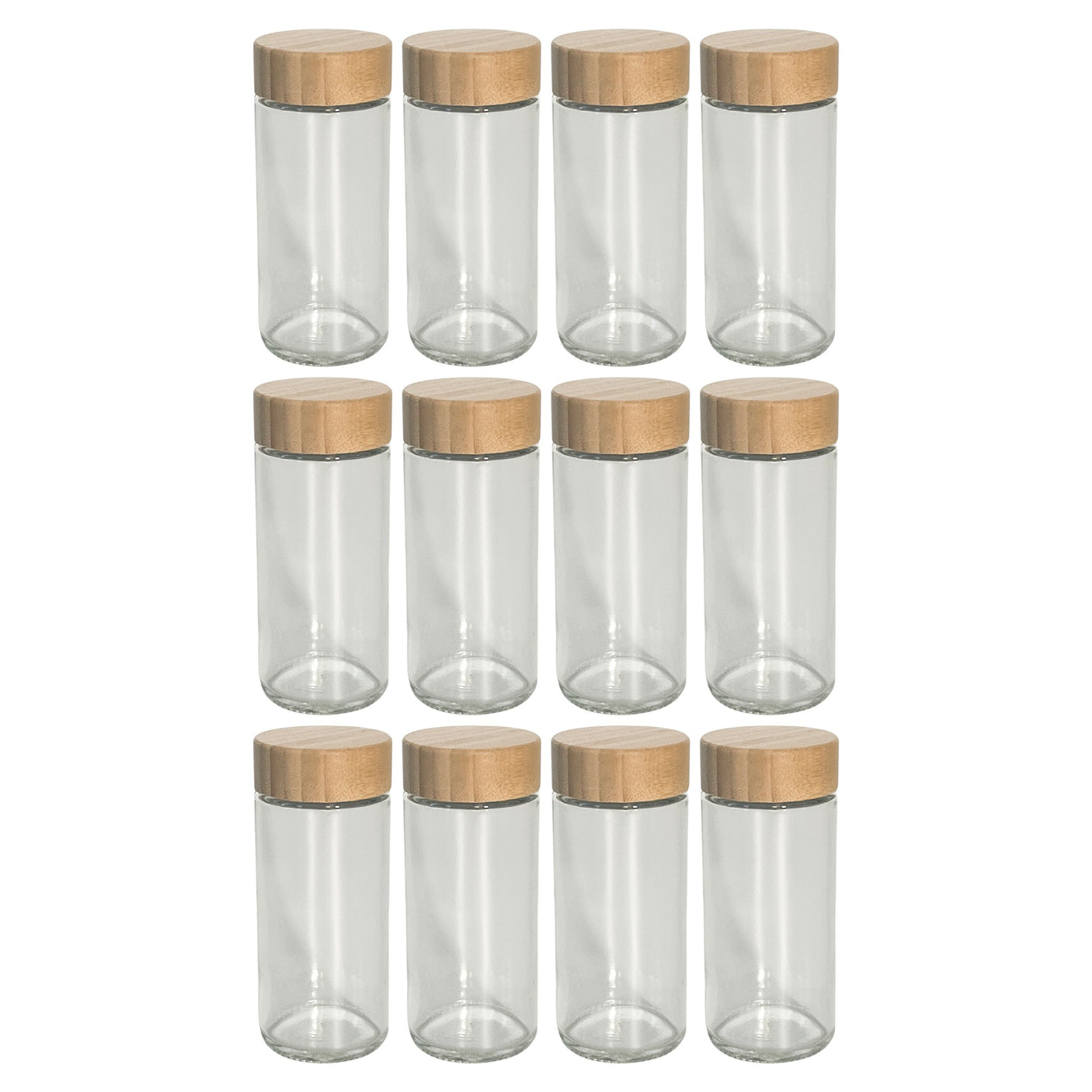 Krydderglass, runde 12-pk