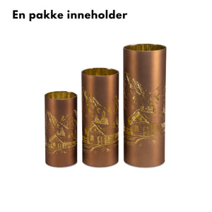 3-pk Lyslykt LED Livet på hytta